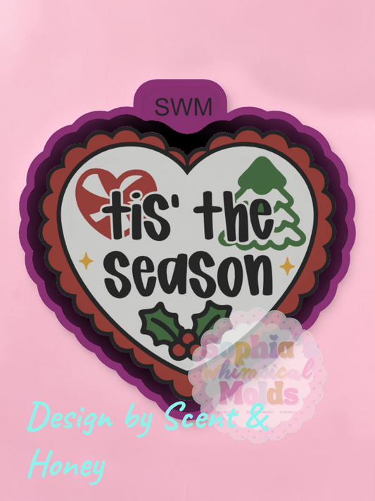 Tis the Season Christmas - Premium Silicone Mold