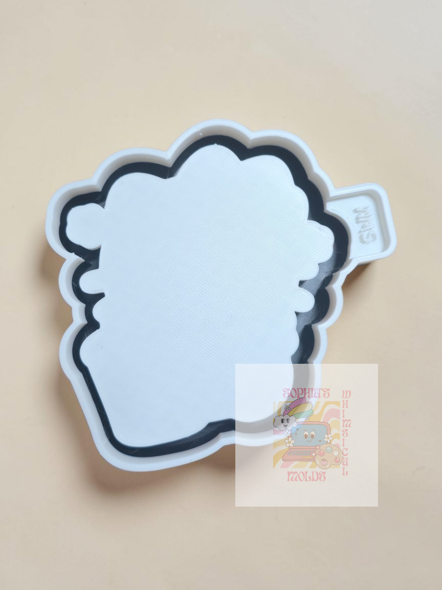 Hello Kitty Drinking Iced Coffee 7Brew Insert - Premium Silicone Mold