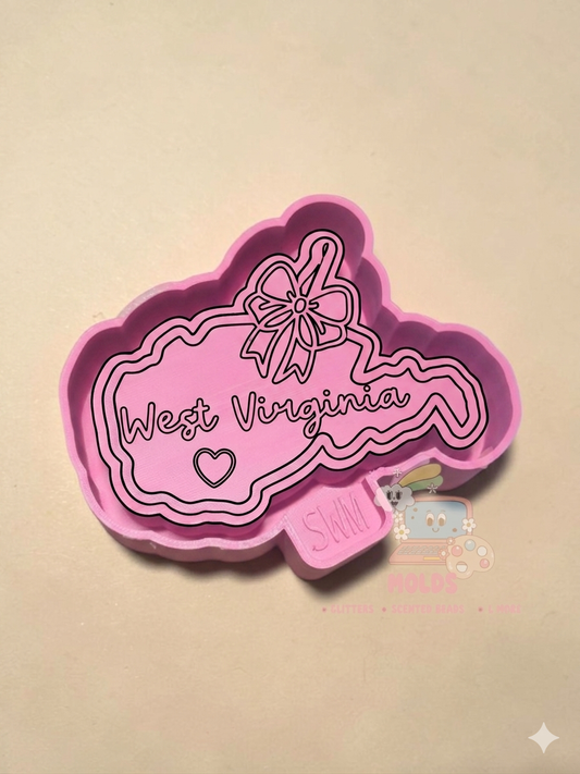West Virginia State Coquette - Premium Silicone Mold