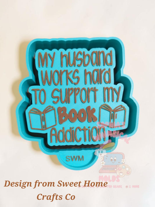 Support Book Addiction - Premium Silicone Mold