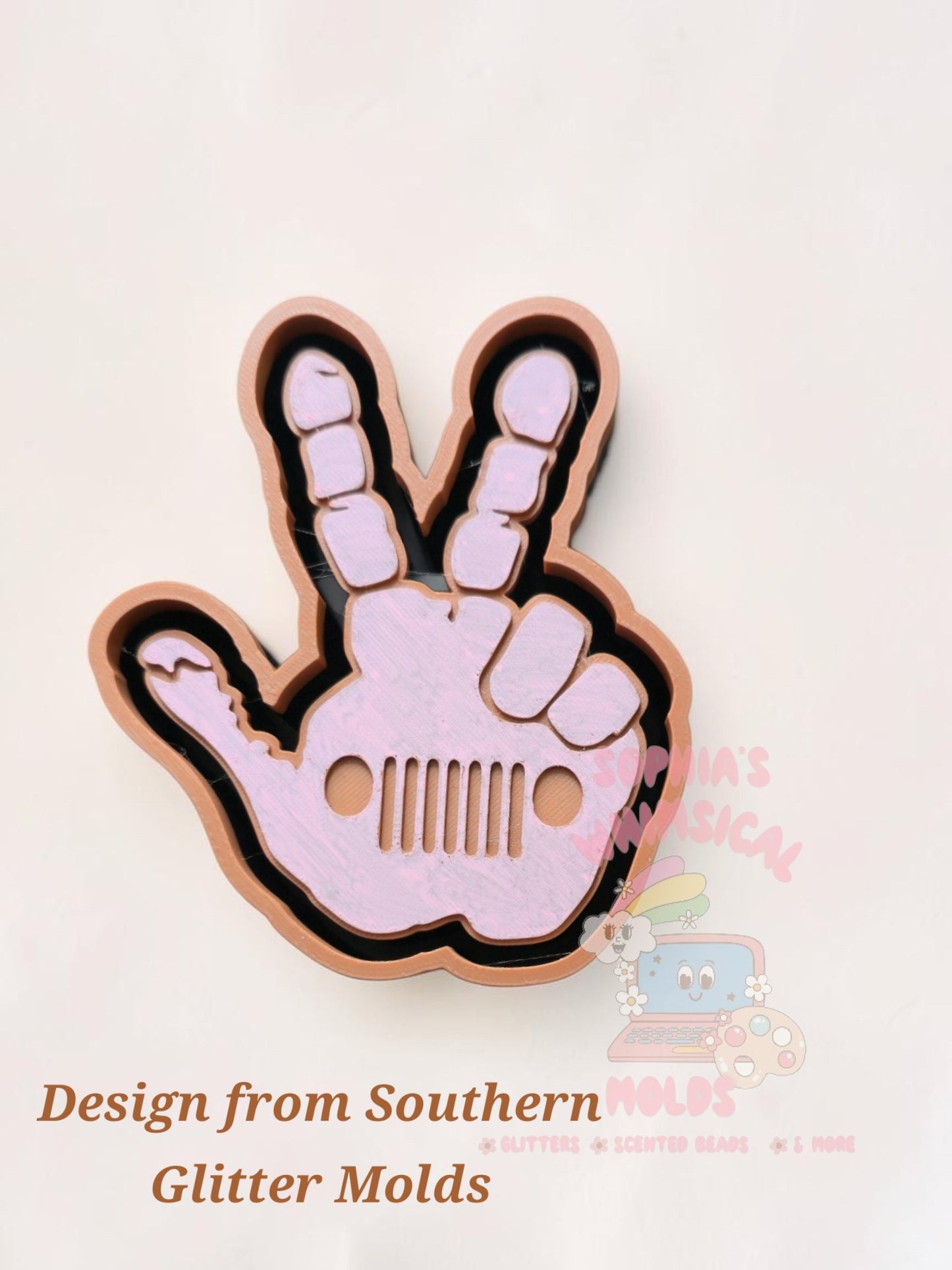 Peace Jeep - Premium Silicone Mold
