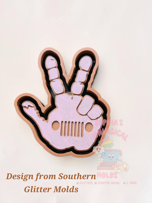 Peace Jeep - Premium Silicone Mold