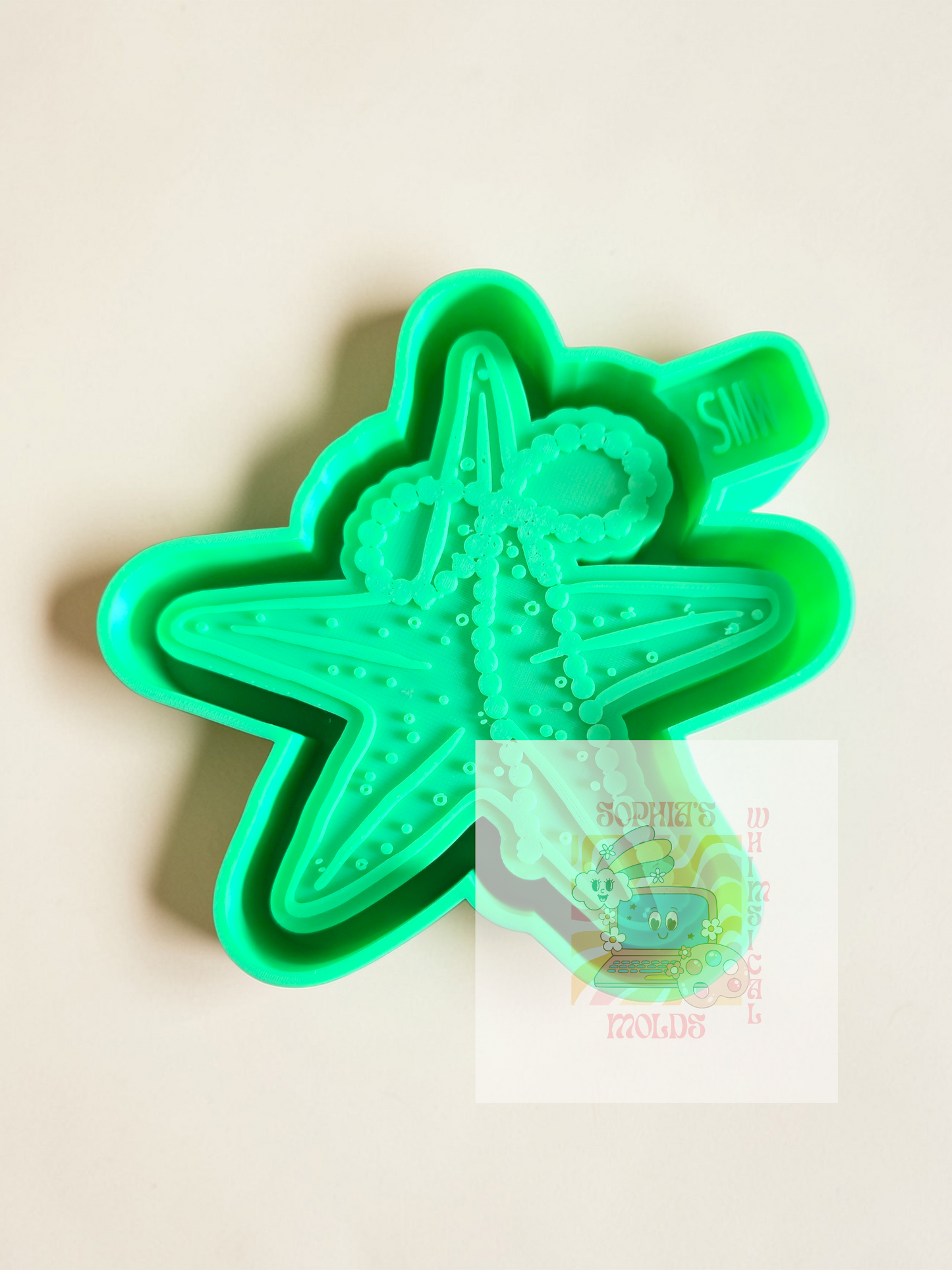 Starfish with Pearl Ribbon - Premium Silicone Mold