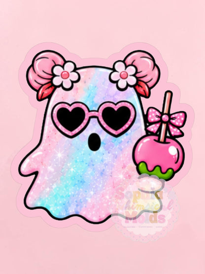 Candy Apple Ghost - Cardstock Inserts for Silicone Mold