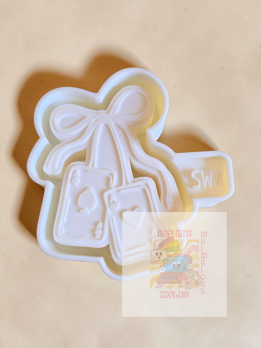 Ace Cards Bow - Premium Silicone Mold