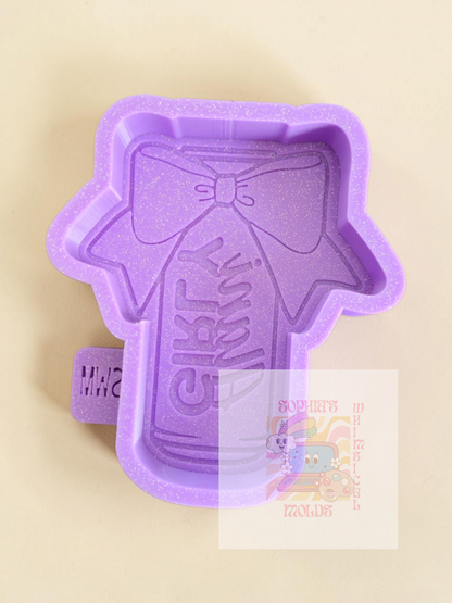 Alani Girly Can with Bow - Premium Silicone Mold