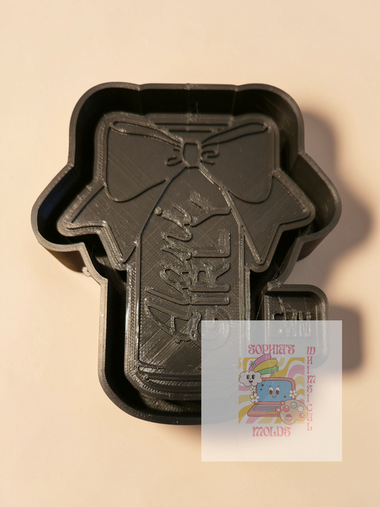 Alani Girly Can with Bow - Premium Silicone Mold