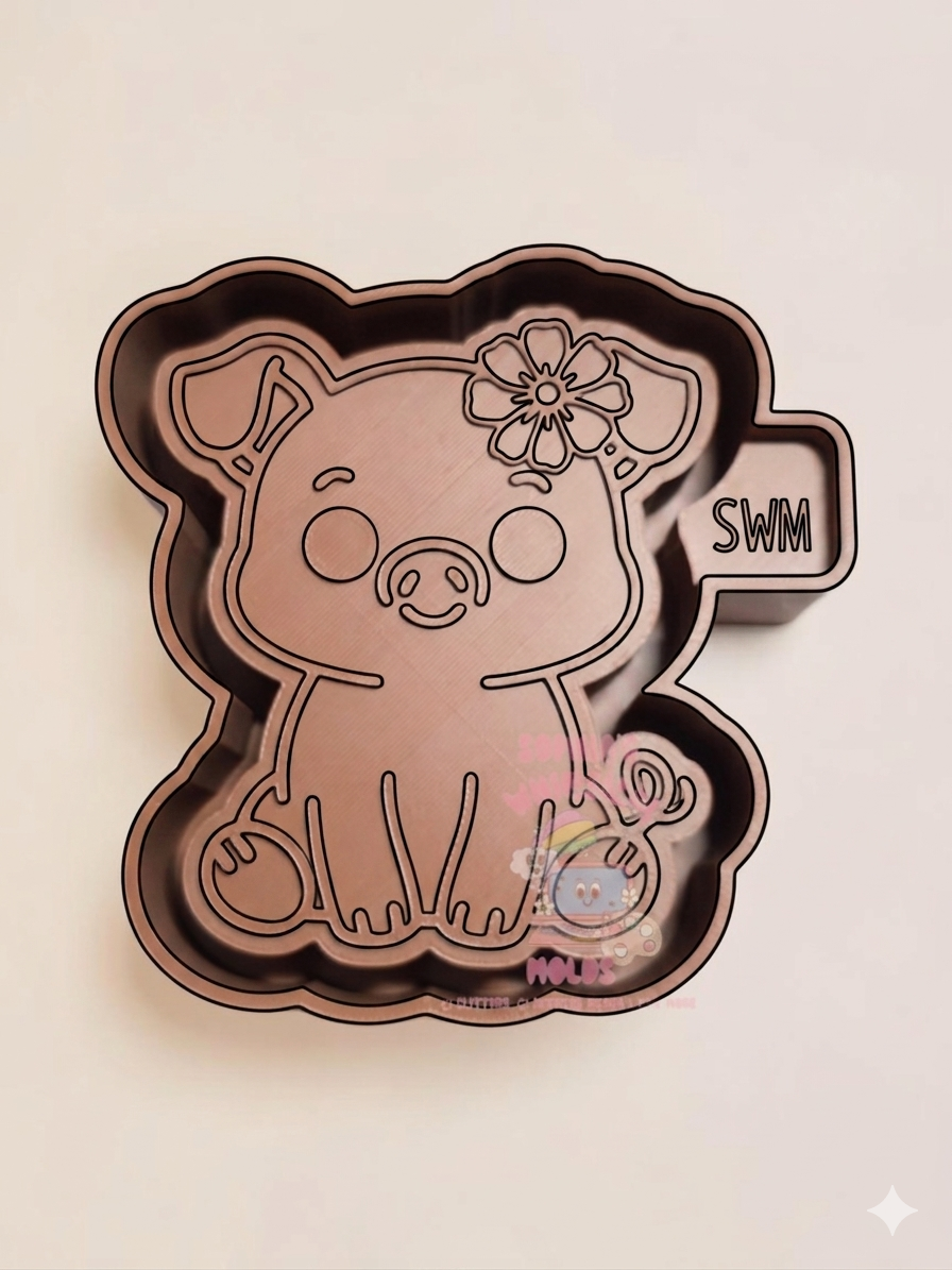 Baby Pig - Premium Silicone Mold