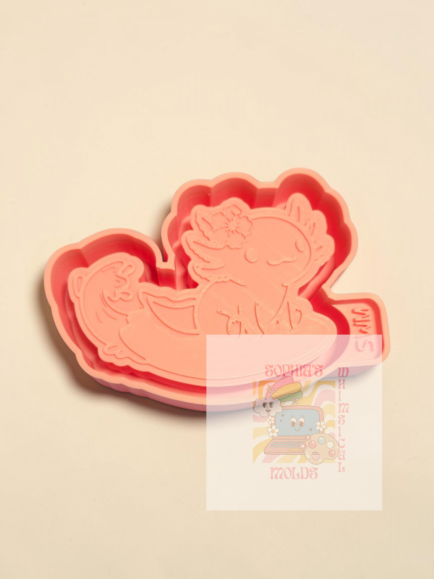 Axolotl Surfer - Premium Silicone Mold