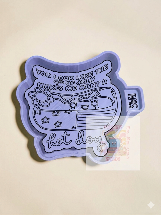 Fourth of July Hot Dog - Premium Silicone Mold