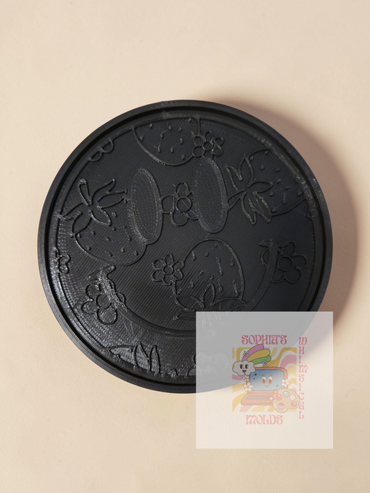 Strawberries and Daisies Insert - Premium Silicone Mold