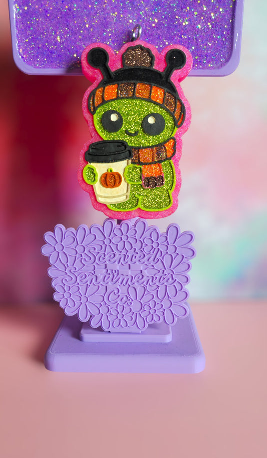 Pumpkin Spice Alien - Premium Car Air Freshener