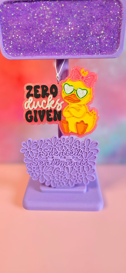 Zero Ducks Given - Premium Car Air Freshener