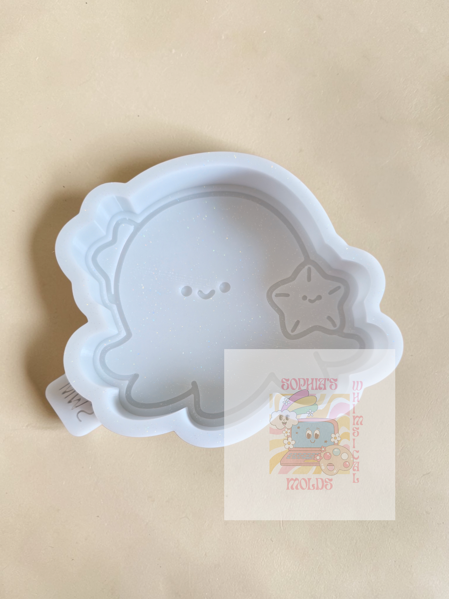 Cute Octopus with Starfishes - Premium Silicone Mold