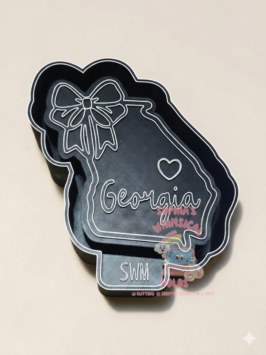 Georgia State Coquette - Premium Silicone Mold