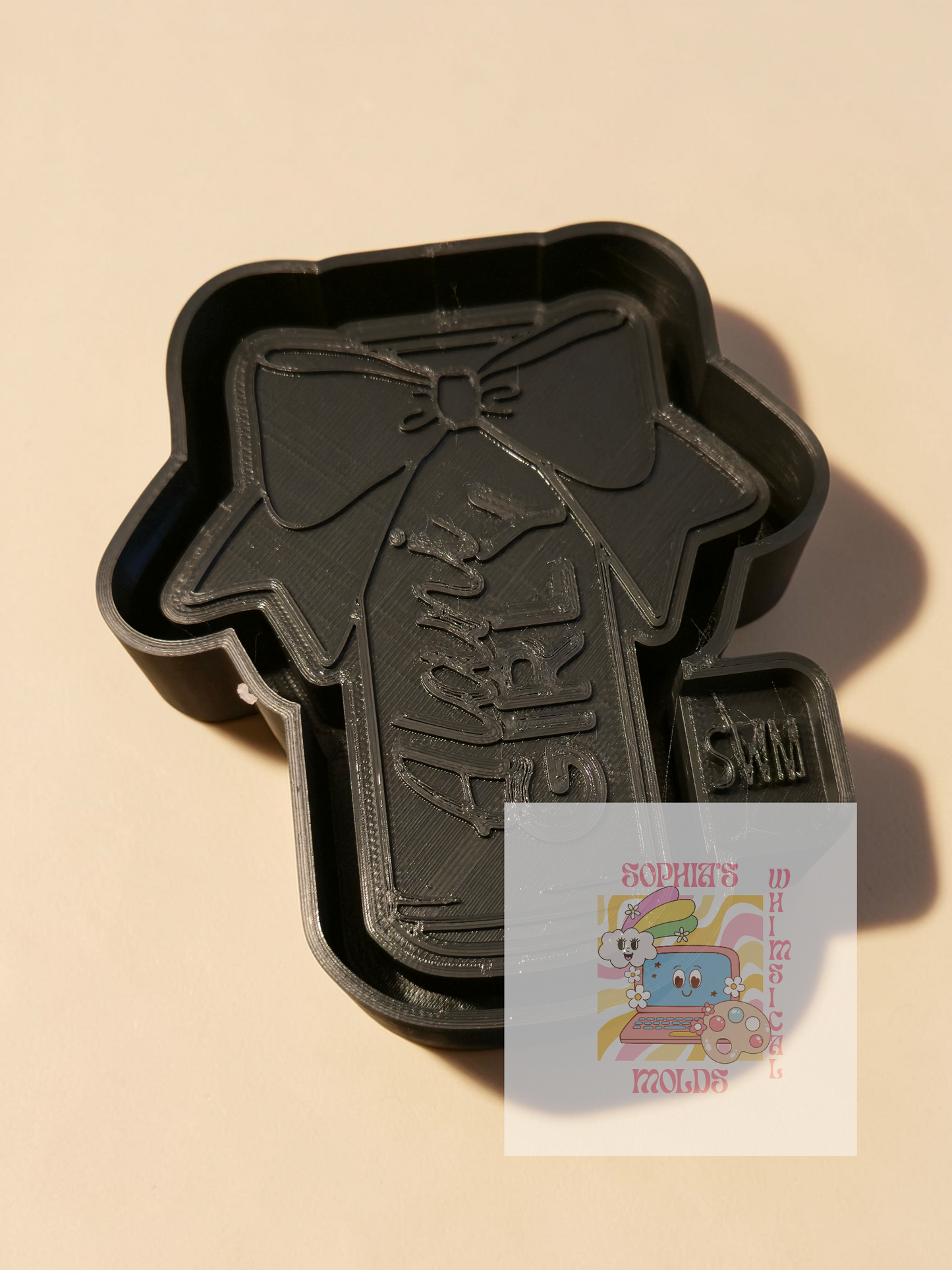 Alani Girly Can with Bow - Premium Silicone Mold