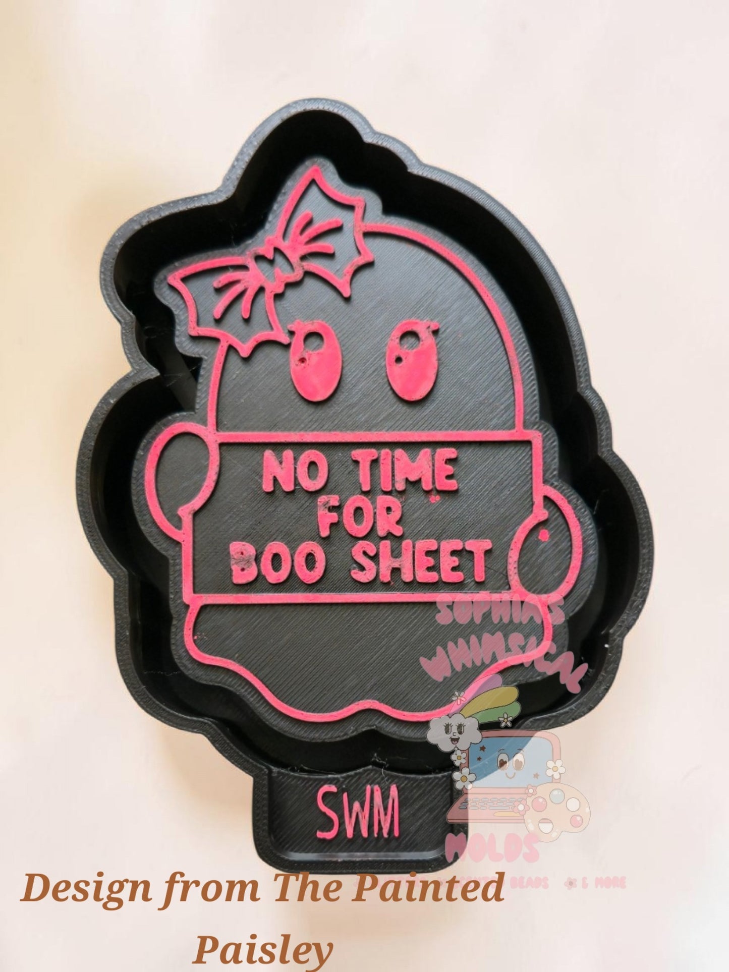 No Time for Boo Ghost - Premium Silicone Mold