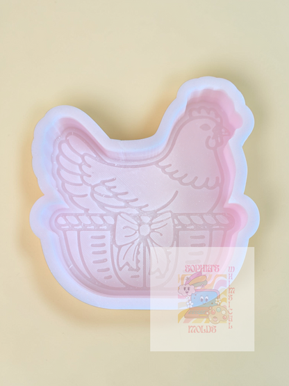 Hen in a Basket - Premium Silicone Mold