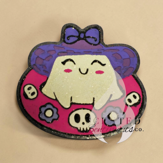 Cute Summer Ghost in a Float - Premium Scented Car Freshie