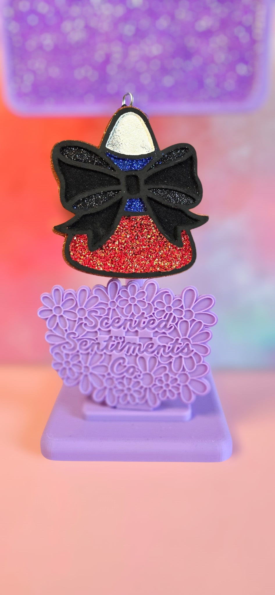 Candy Corn with Bow - Premium Car Air Freshener