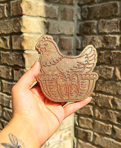 Hen in a Basket - Premium Silicone Mold