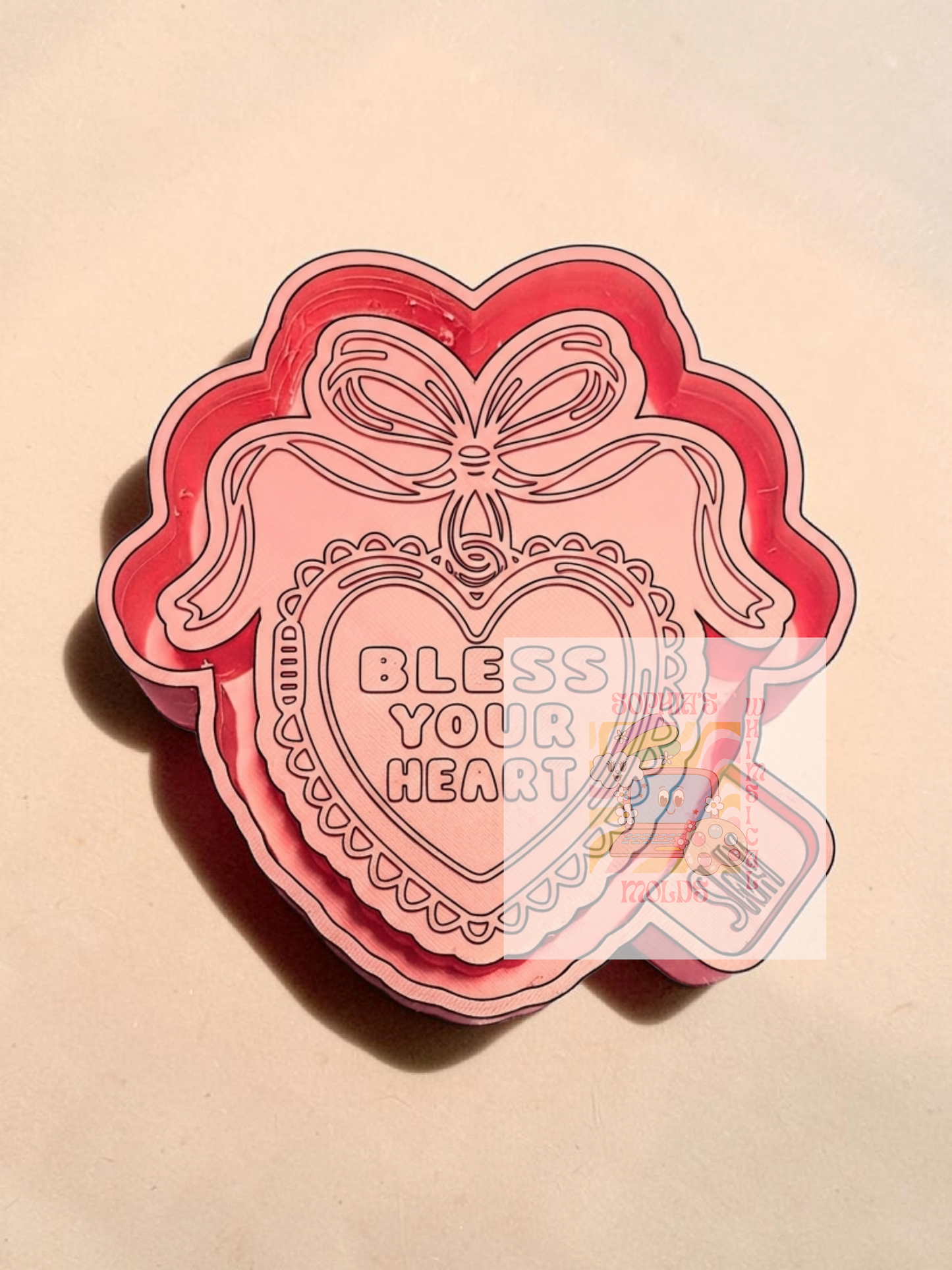 Bless Your Heart Locket - Premium Silicone Mold