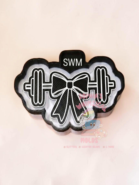 Barbell with Bow - Premium Silicone Mold