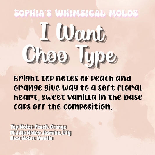 I Want Choo Type - Pre-Scented Aroma Beads