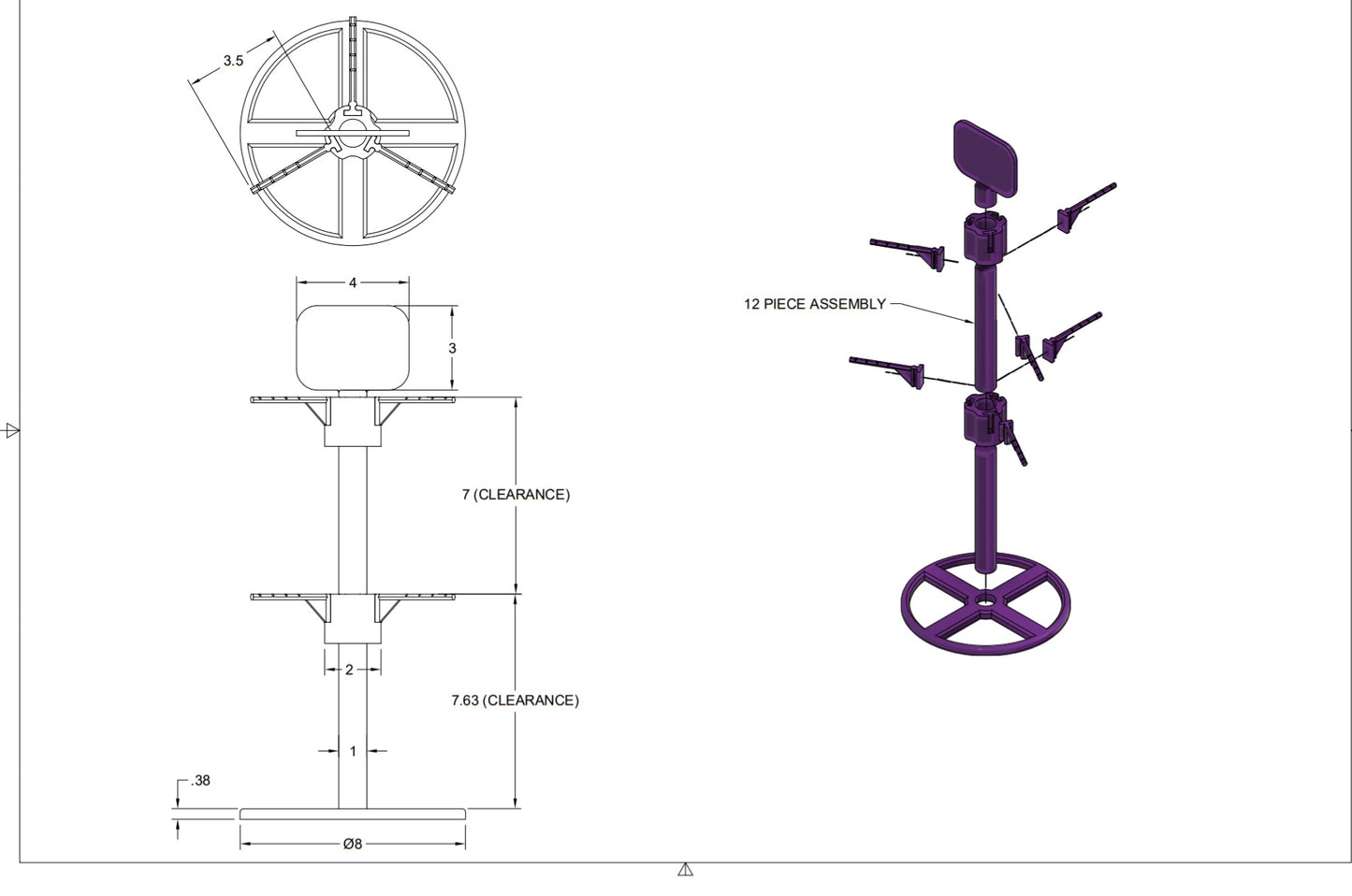 The Ultimate Pop-Up Market Display: Spinning Freshie Rack