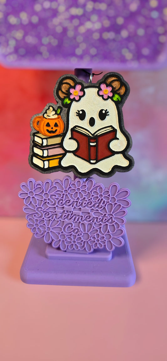 Book Ghost Pumpkin - Premium Car Air Freshener