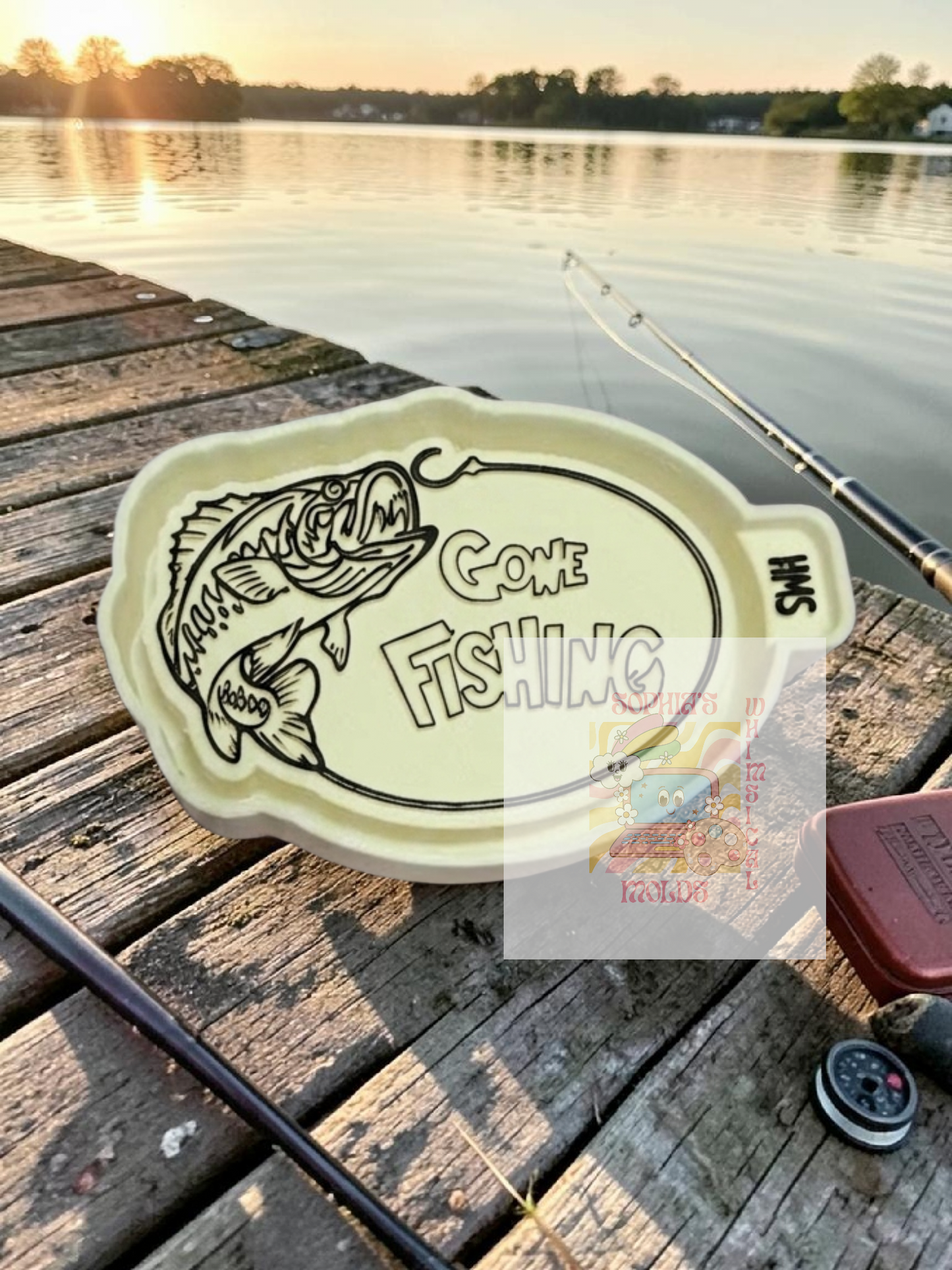 Gone Fishing Bass - Premium Silicone Mold
