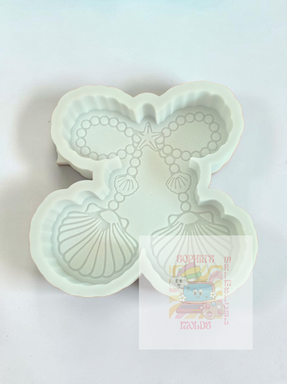 Seashell Pearl Bow - Premium Silicone Mold