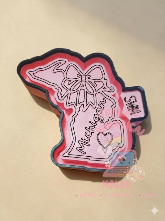 Michigan State Coquette - Premium Silicone Mold