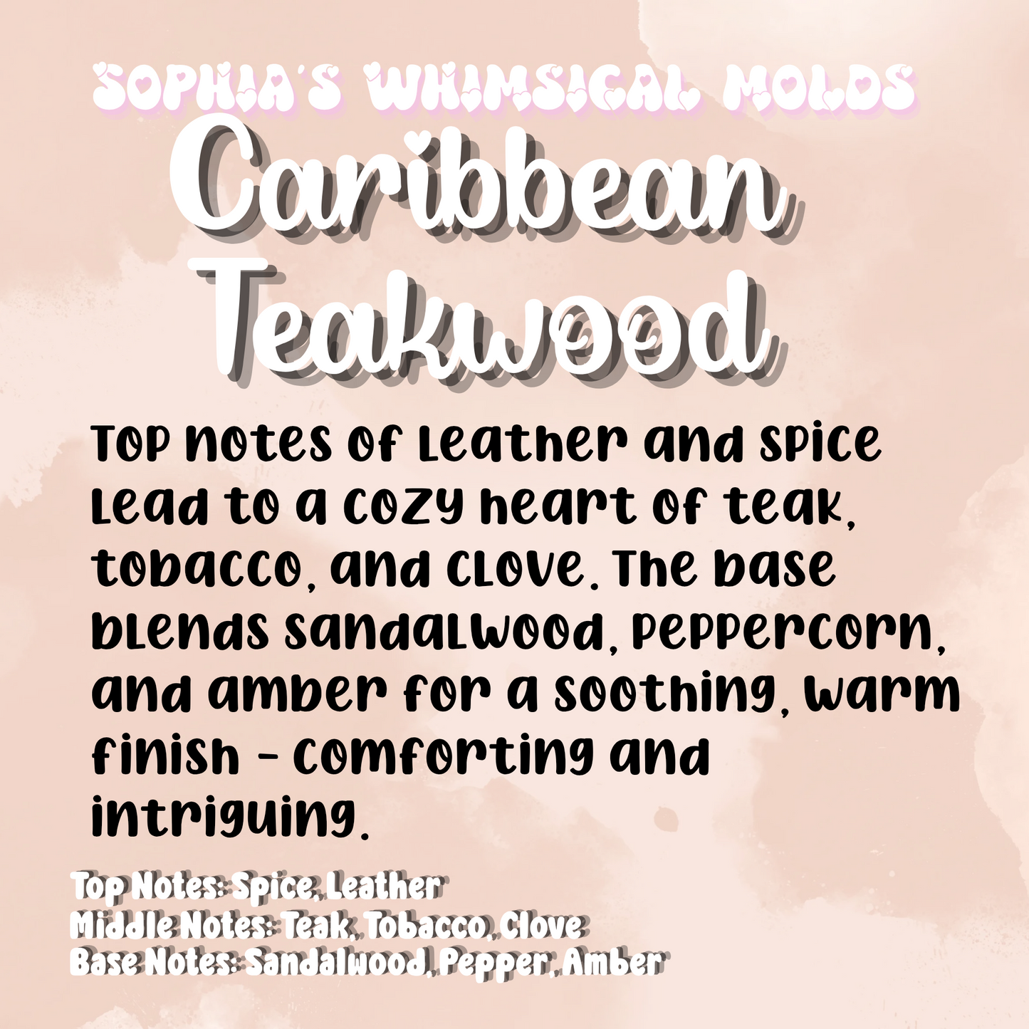 Caribbean Teakwood - Pre-Scented Aroma Beads